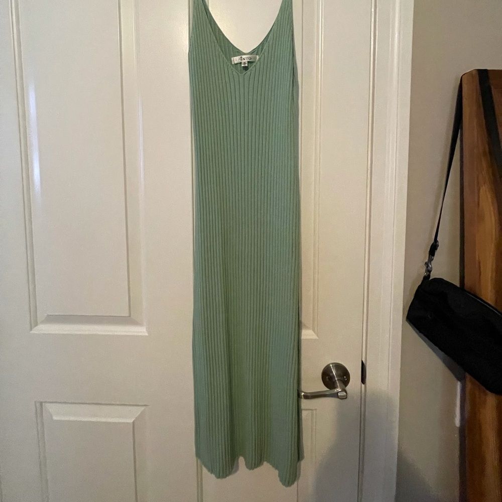 VRG GRL knit green dress